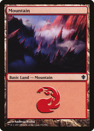 Mountain (352) [Commander 2013] | The Time Vault CA