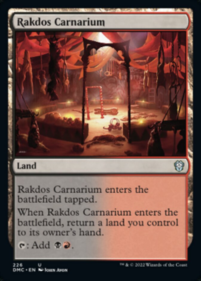 Rakdos Carnarium [Dominaria United Commander] | The Time Vault CA