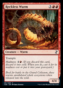 Reckless Wurm [Time Spiral Remastered] | The Time Vault CA