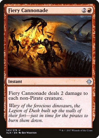 Fiery Cannonade [Ixalan] | The Time Vault CA