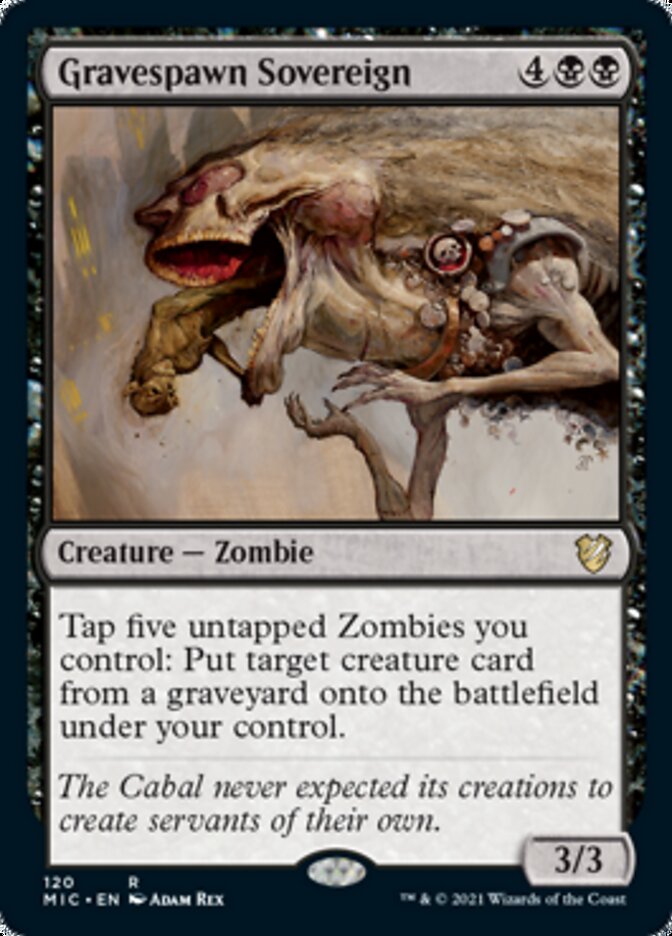 Gravespawn Sovereign [Innistrad: Midnight Hunt Commander] | The Time Vault CA