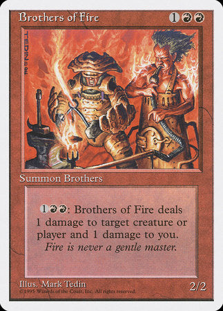 Brothers of Fire [Fourth Edition] | The Time Vault CA