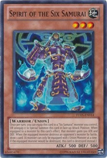 Spirit of the Six Samurai [TU05-EN014] Common | The Time Vault CA