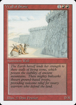 Wall of Stone [Revised Edition] | The Time Vault CA