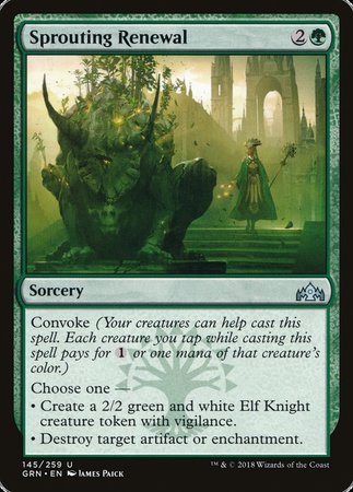 Sprouting Renewal [Guilds of Ravnica] | The Time Vault CA