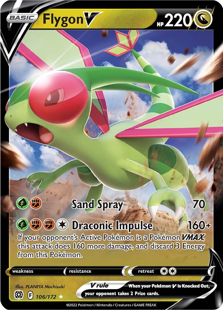 Flygon V (106/172) [Sword & Shield: Brilliant Stars] | The Time Vault CA