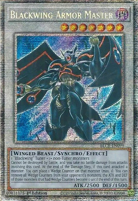 Blackwing Armor Master [BLCR-EN099] Starlight Rare | The Time Vault CA