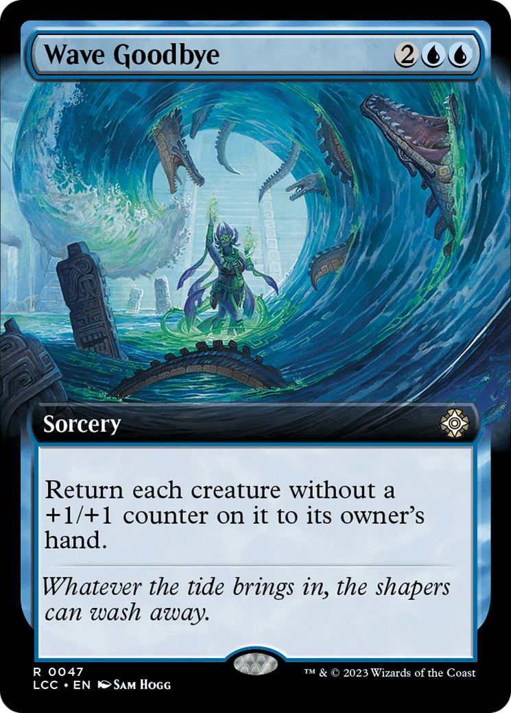 Wave Goodbye (Extended Art) [The Lost Caverns of Ixalan Commander] | The Time Vault CA