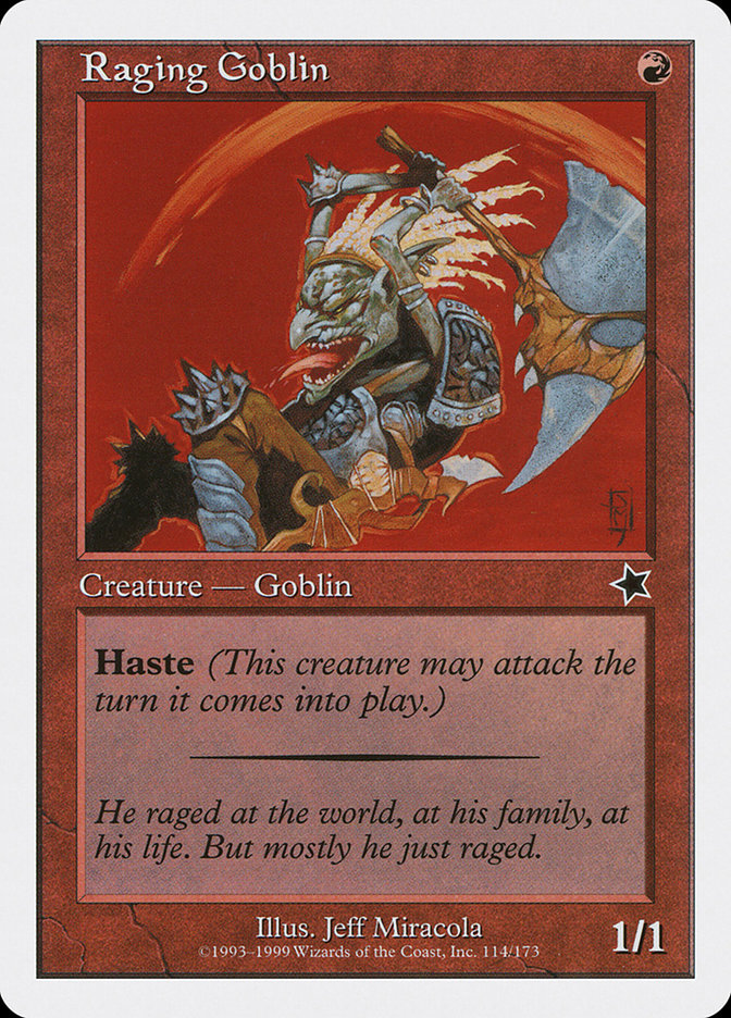 Raging Goblin [Starter 1999] | The Time Vault CA