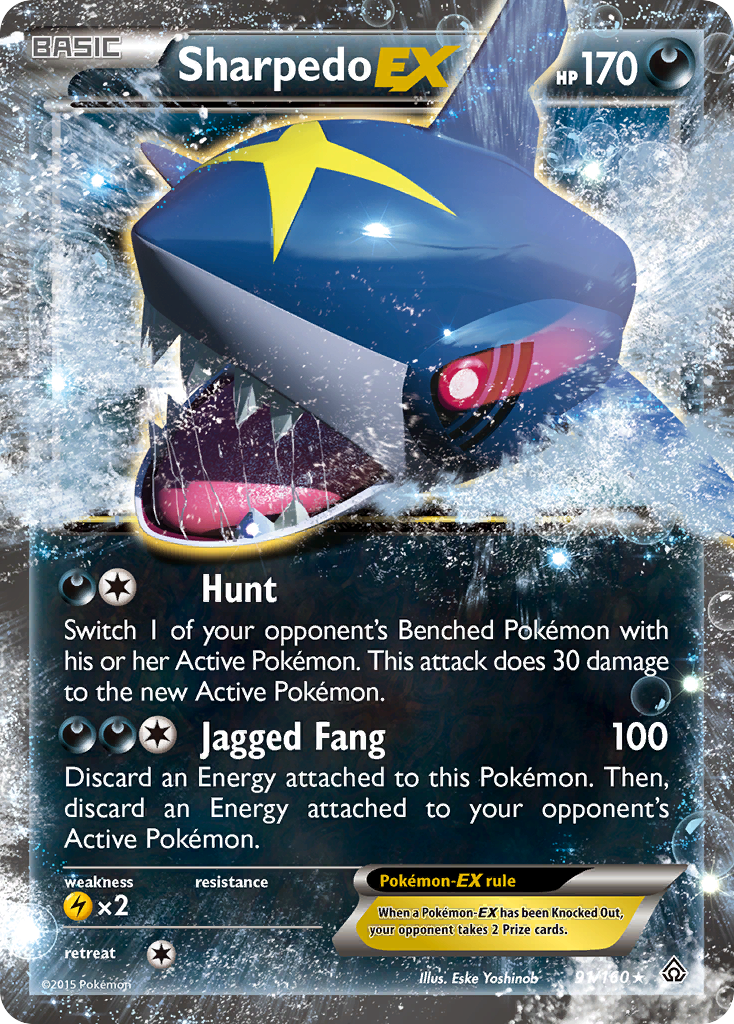 Sharpedo EX (91/160) [XY: Primal Clash] | The Time Vault CA