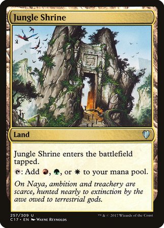 Jungle Shrine [Commander 2017] | The Time Vault CA