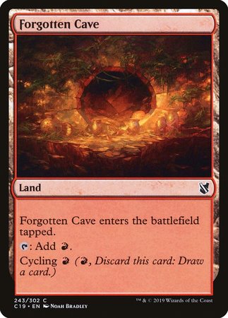 Forgotten Cave [Commander 2019] | The Time Vault CA