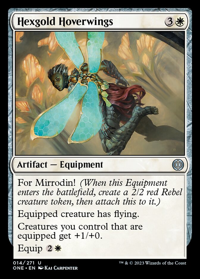 Hexgold Hoverwings [Phyrexia: All Will Be One] | The Time Vault CA