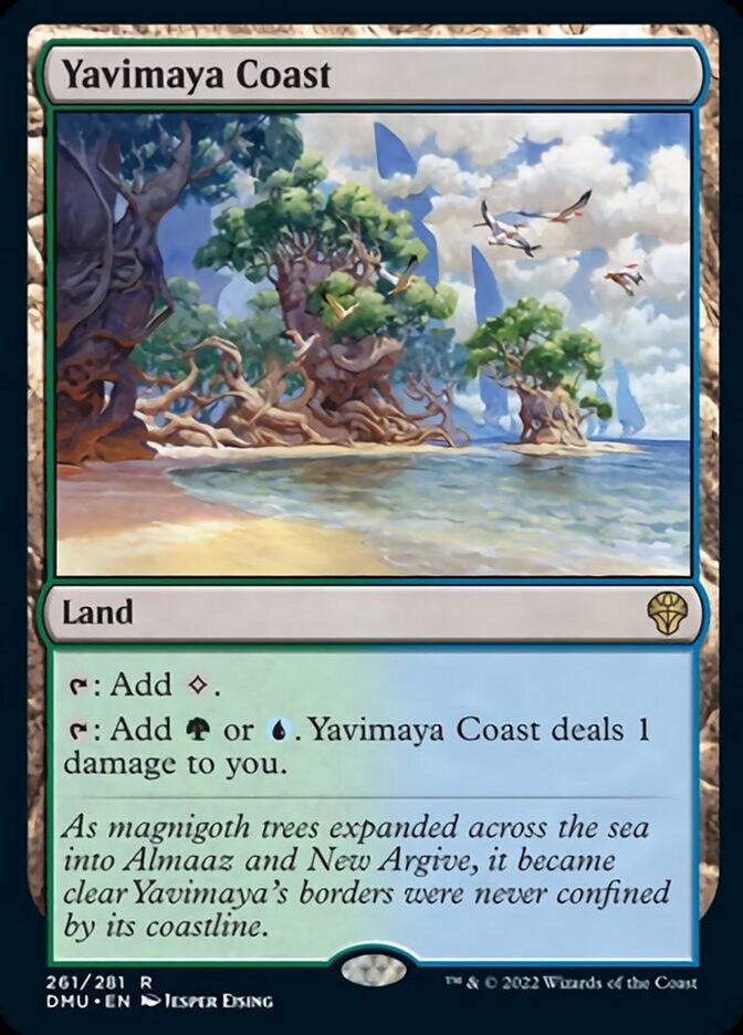 Yavimaya Coast [Dominaria United] | The Time Vault CA