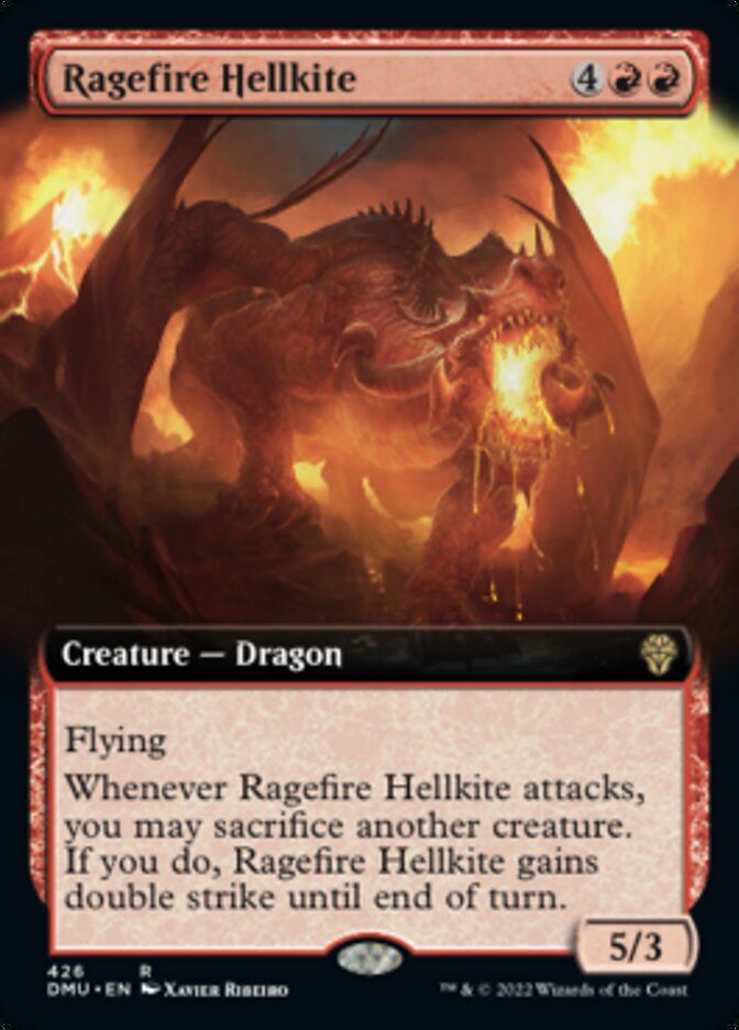 Ragefire Hellkite (Extended Art) [Dominaria United] | The Time Vault CA