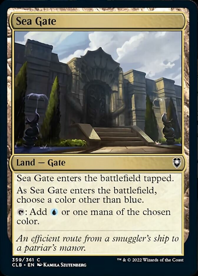 Sea Gate [Commander Legends: Battle for Baldur's Gate] | The Time Vault CA