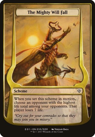 The Mighty Will Fall (Archenemy: Nicol Bolas) [Archenemy: Nicol Bolas Schemes] | The Time Vault CA