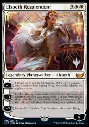 Elspeth Resplendent (Promo Pack) [Streets of New Capenna Promos] | The Time Vault CA