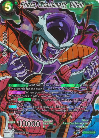 Frieza, Charismatic Villain (SPR) (BT10-075) [Rise of the Unison Warrior 2nd Edition] | The Time Vault CA
