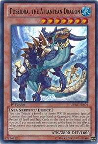 Poseidra, the Atlantean Dragon [SDRE-EN001] Ultra Rare | The Time Vault CA