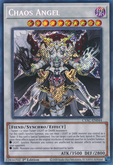 Chaos Angel [CYAC-EN044] Secret Rare | The Time Vault CA