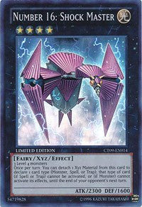 Number 16: Shock Master [CT09-EN014] Super Rare | The Time Vault CA