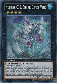 Number C32: Shark Drake Veiss (UTR) [ABYR-EN039] Ultimate Rare | The Time Vault CA