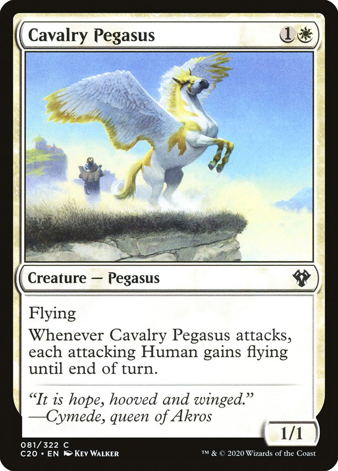 Cavalry Pegasus [Commander 2020] | The Time Vault CA