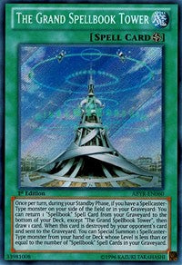 The Grand Spellbook Tower [ABYR-EN060] Secret Rare | The Time Vault CA