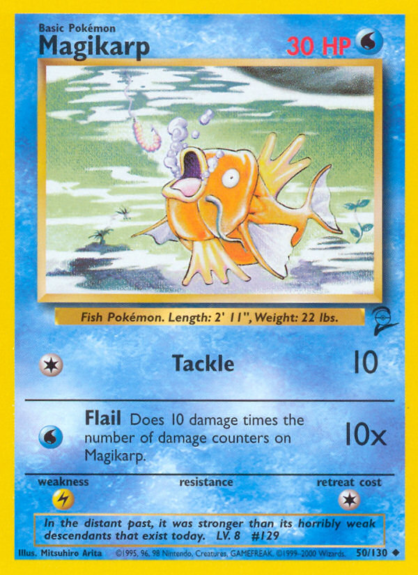 Magikarp (50/130) [Base Set 2] | The Time Vault CA