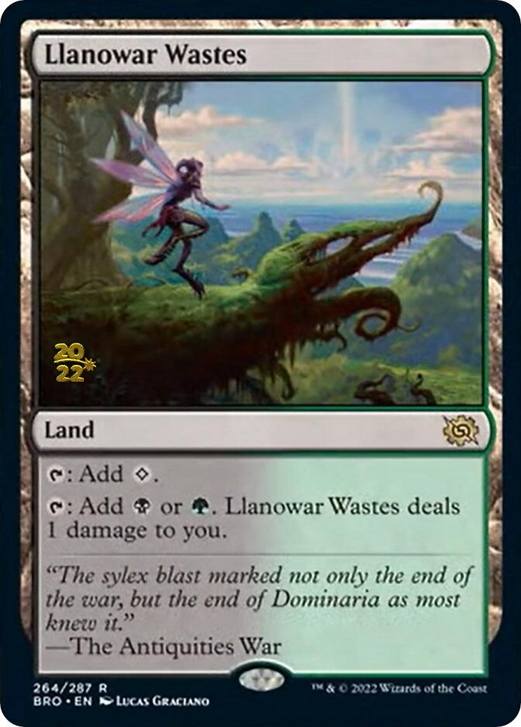 Llanowar Wastes [The Brothers' War: Prerelease Promos] | The Time Vault CA