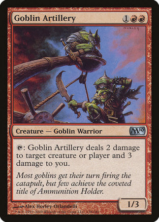 Goblin Artillery [Magic 2010] | The Time Vault CA