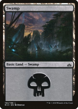 Swamp [Rivals of Ixalan] | The Time Vault CA