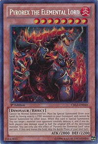 Pyrorex the Elemental Lord [CBLZ-EN040] Secret Rare | The Time Vault CA