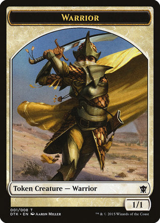 Warrior Token [Dragons of Tarkir Tokens] | The Time Vault CA