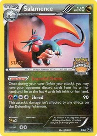 Salamence (8/20) (Regional Championship Promo Staff) [Black & White: Dragon Vault] | The Time Vault CA