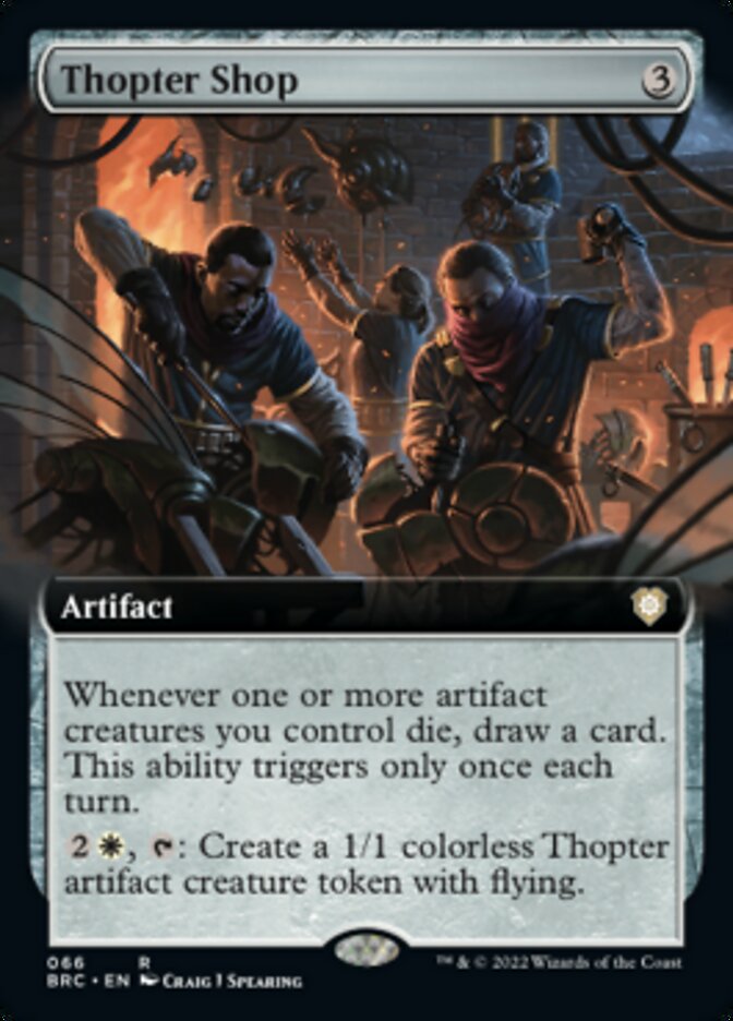 Thopter Shop (Extended Art) [The Brothers' War Commander] | The Time Vault CA