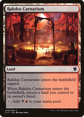 Rakdos Carnarium [Commander 2017] | The Time Vault CA