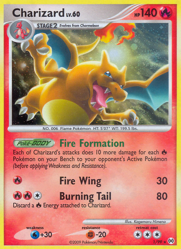 Charizard (1/99) [Platinum: Arceus] | The Time Vault CA