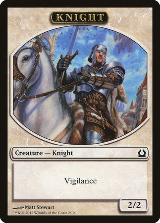 Knight Token [Return to Ravnica Tokens] | The Time Vault CA