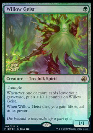 Willow Geist [Innistrad: Midnight Hunt Prerelease Promos] | The Time Vault CA