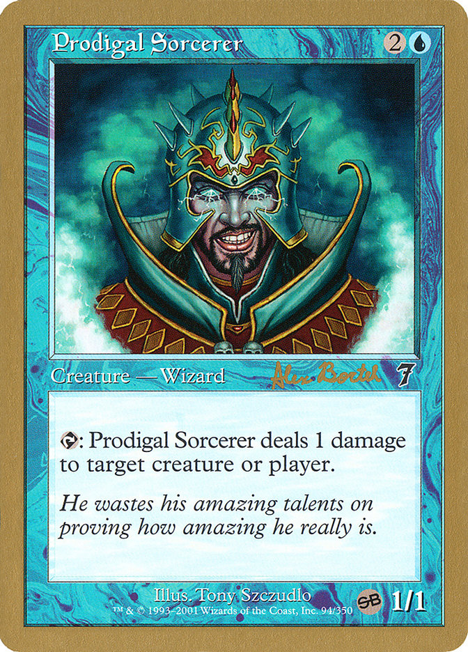 Prodigal Sorcerer (Alex Borteh) (SB) [World Championship Decks 2001] | The Time Vault CA