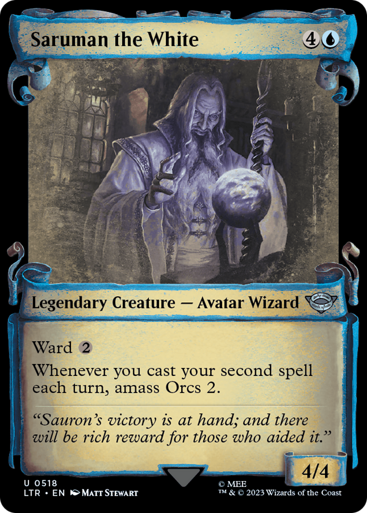 Saruman the White [The Lord of the Rings: Tales of Middle-Earth Showcase Scrolls] | The Time Vault CA