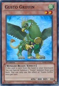 Gusto Griffin [HA07-EN004] Super Rare | The Time Vault CA