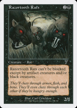 Razortooth Rats [Seventh Edition] | The Time Vault CA