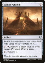 Sunset Pyramid [Commander Legends] | The Time Vault CA