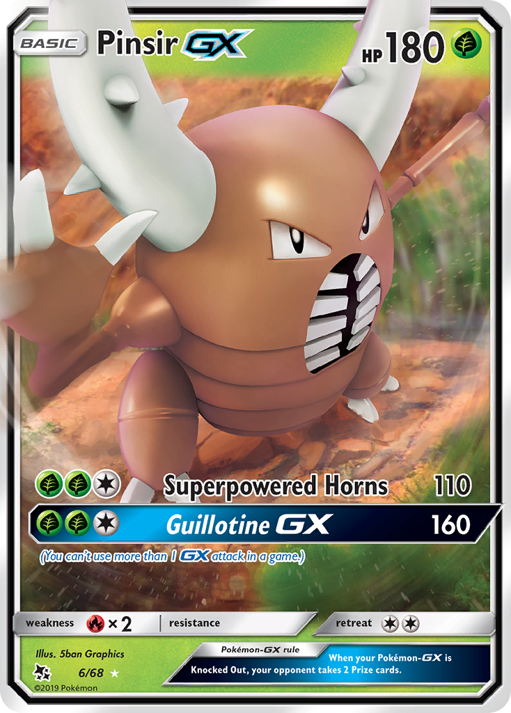 Pinsir GX (6/68) [Sun & Moon: Hidden Fates] | The Time Vault CA