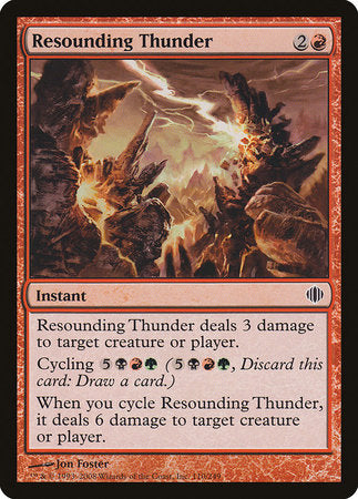 Resounding Thunder [Shards of Alara] | The Time Vault CA