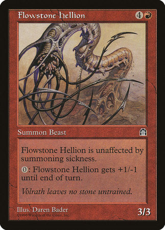 Flowstone Hellion [Stronghold] | The Time Vault CA