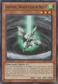 Lightning, Dragon Ruler of Drafts [LTGY-EN098] Common | The Time Vault CA